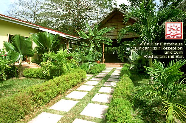 Gellwien-Tours, Le Laurier Gästehaus, Praslin Seychellen